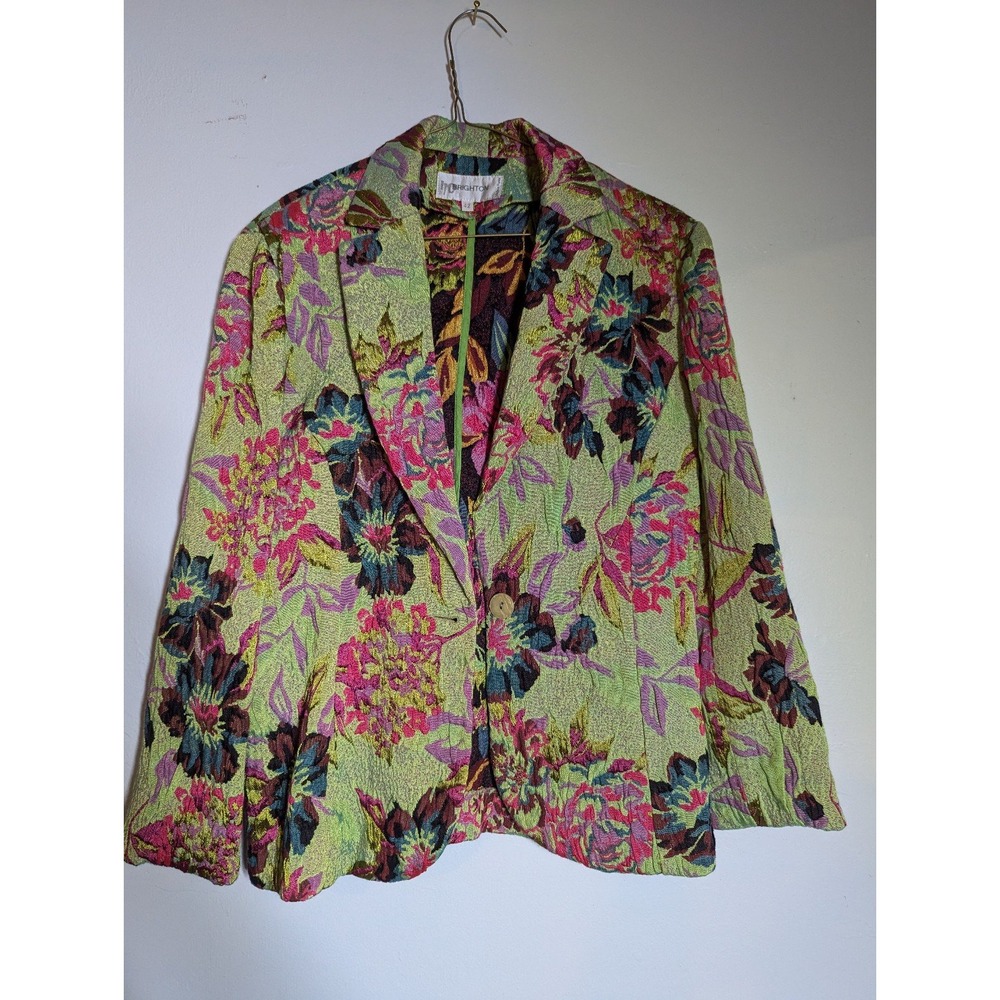 Vintage‎ Brighton Multi Color Blazer Size 42